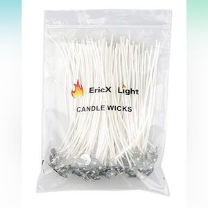 98 Piece Cotton Candle Wick - 6" Pre-Waxed for Candle Making